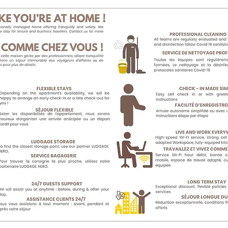Апартаменты Opera - Premium With Lift Near Gare De L'est For 4
